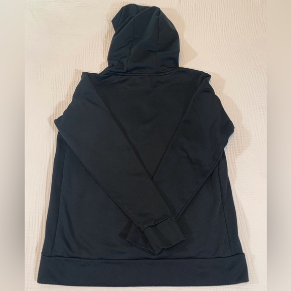 Nike Black Dri-FIT Therma Training Hooded Pullover Men’s Size Medium Swoosh Logo - Picture 2 of 12